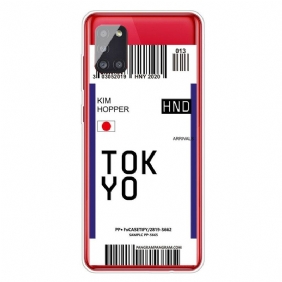 Case Samsung Galaxy A51 Boarding Pass Tokioon