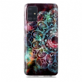 Case Samsung Galaxy A51 Fluoresoiva Kukkasarja