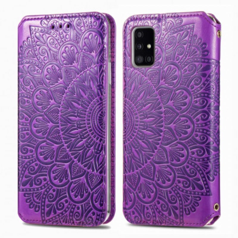 Puhelinkuoret Samsung Galaxy A51 Kotelot Flip Mandala