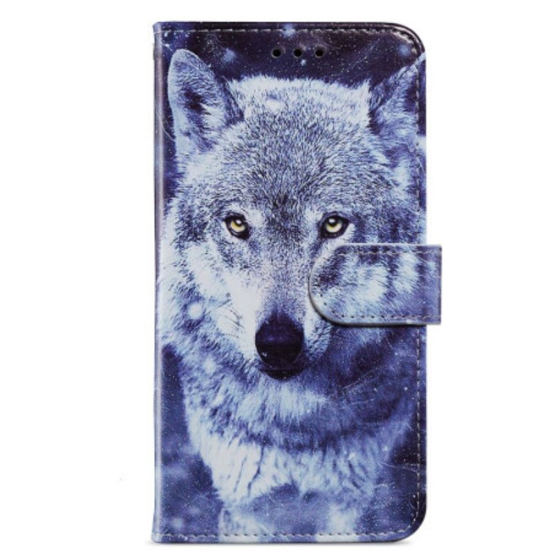 Kotelot Google Pixel 7A Suojaketju Kuori Minun Strappy Wolf