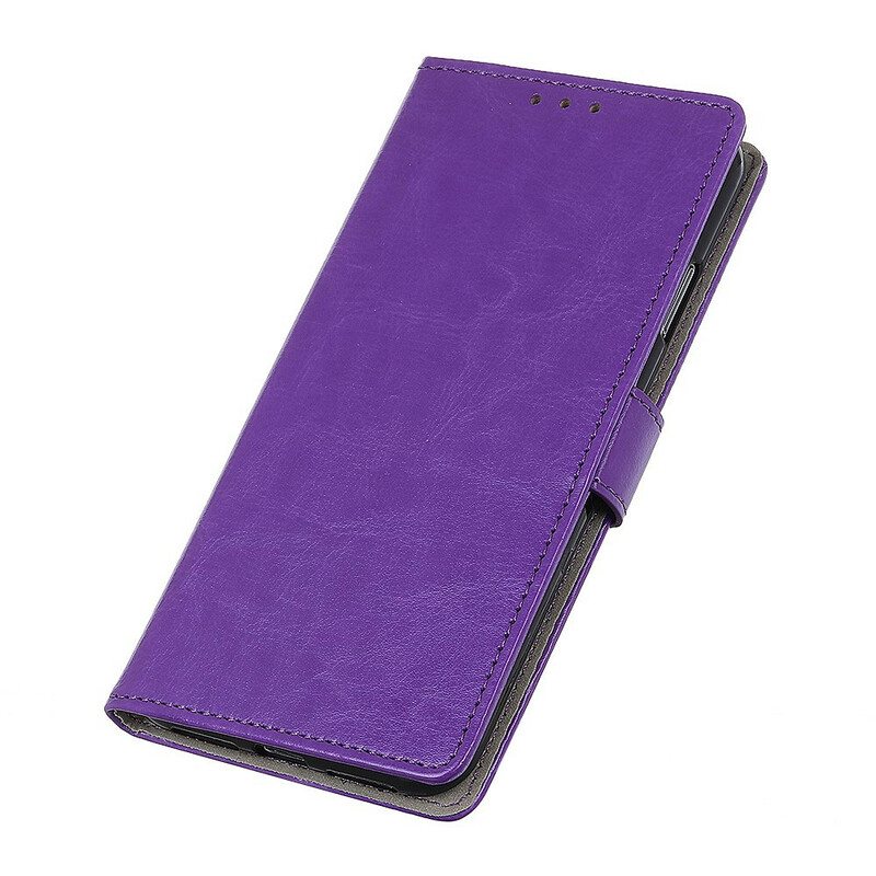 Flip Case Sony Xperia 10 II Klassinen Nahkaefekti